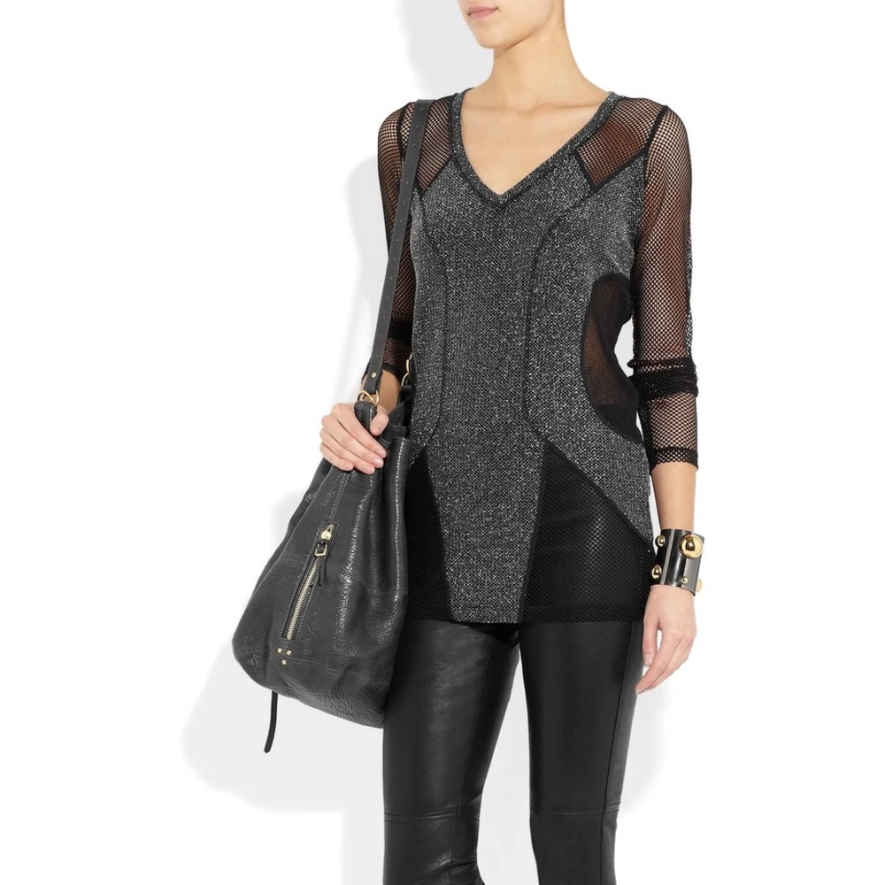 SALE | Faith Connexion Mesh Metallic Top